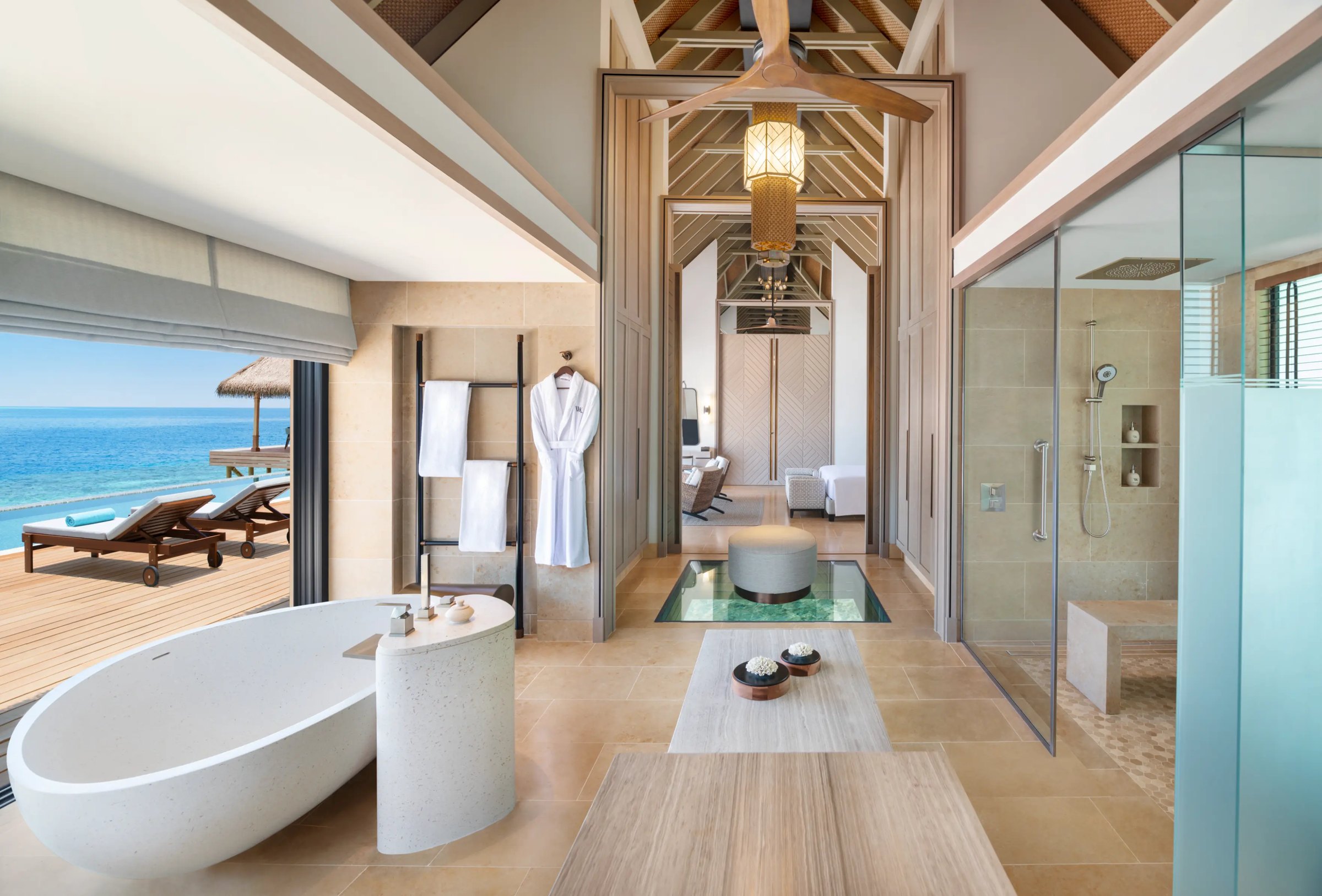 Three Bedroom Overwater Villa with Pool at Waldorf Astoria Maldives Ithaafushi, view 3